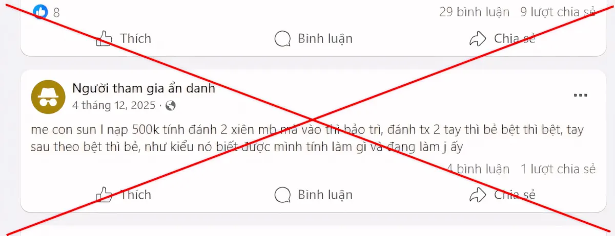 Bài đăng ẩn danh gây tranh cãi